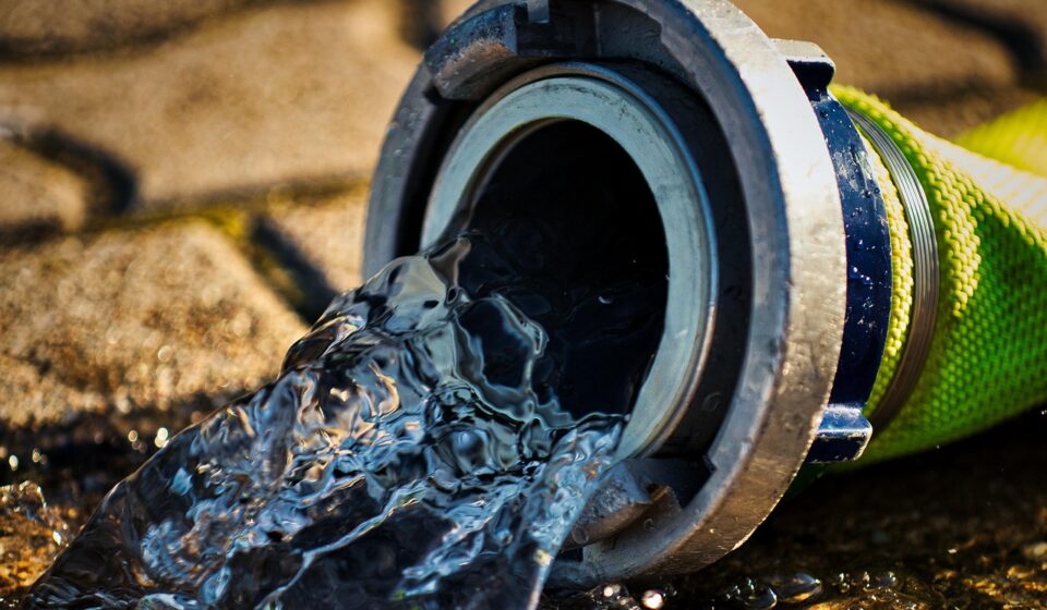 water, nature, fire hose, hose, fire fighters
