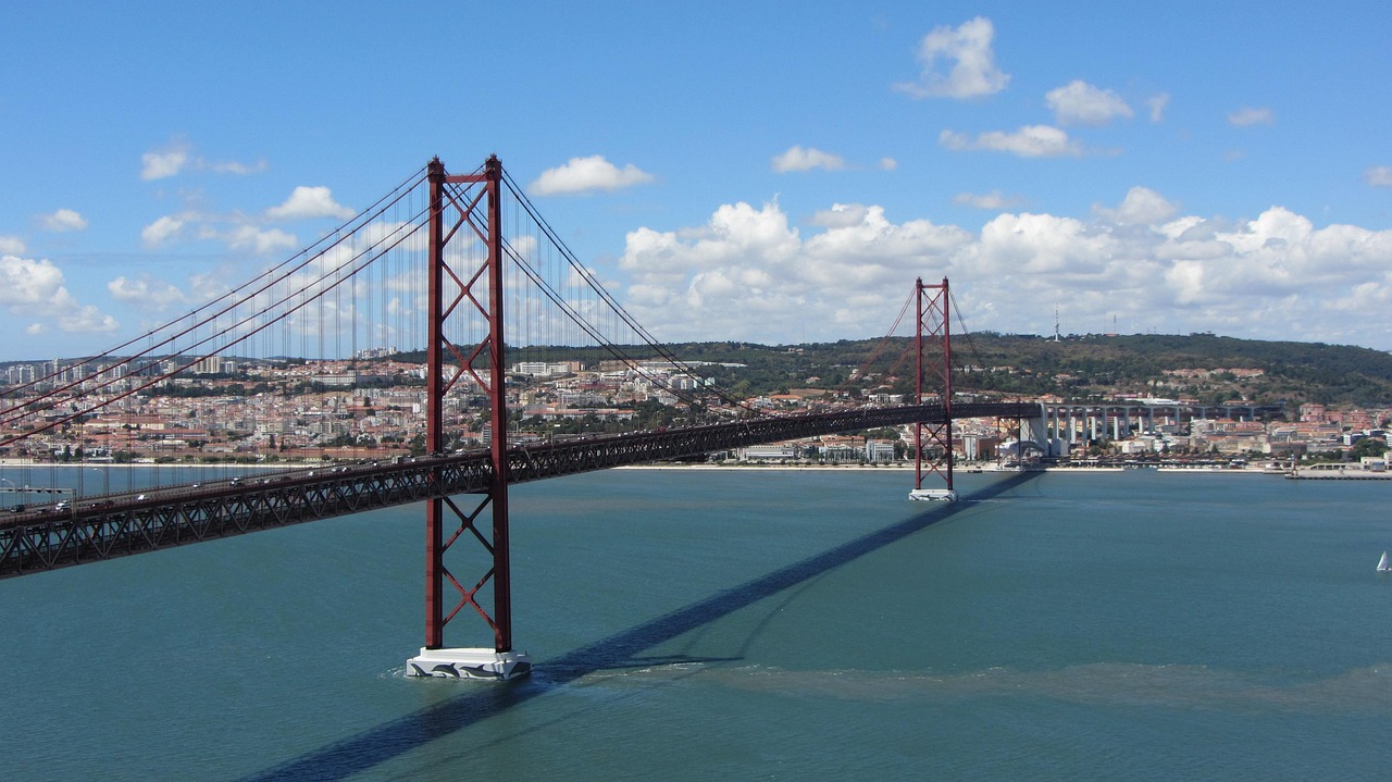 bridge, lisbon, suspension bridge, ponte 25 de april, bridge of april 25th, tejo, almada, almada, almada, almada, almada, almada