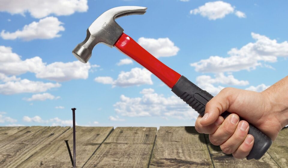 hammer, nature, nail, construction, carpenter, tool, nails, diy, work, build, wood, repair, carpentry, builder, handyman, craft, hand, sky