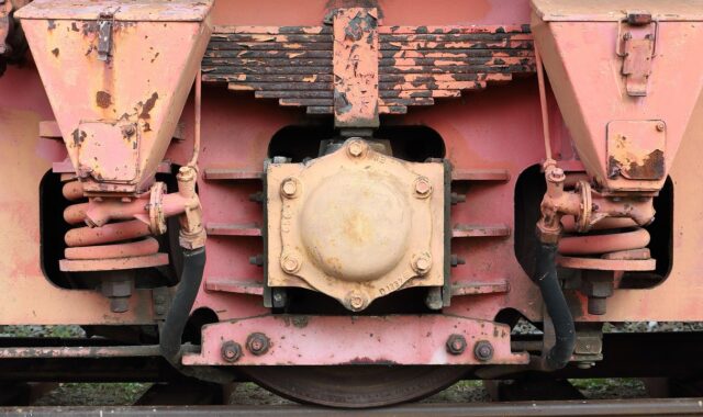 train, wheel, axle, shaft, bearing, spring, surface, mining, machine, coal, energy, extraction, nature, mines, mine, leipzig, bergbau technik park, abandoned, industrial