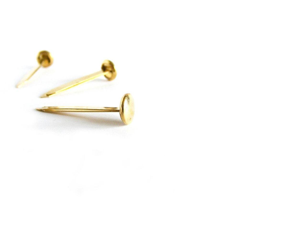 paper, pins, gold, golden, push, office