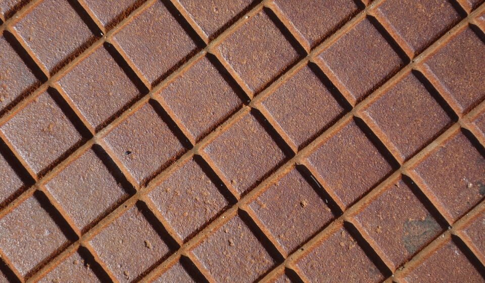 cast iron, rust, corrosion, metal, iron, geometry, regularly, template, texture