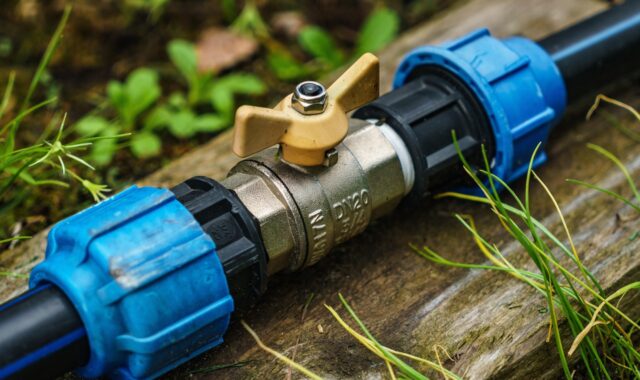 tap, water pipes, open, water pipe, pipeline, flow, water, line water pressure, liquid, cold, nature, summer garden, village