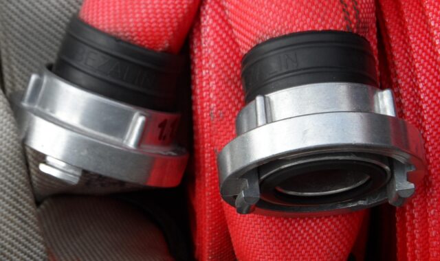 firehose, snake, fire, a fire truck, red, emergency, firehose, firehose, firehose, firehose, firehose