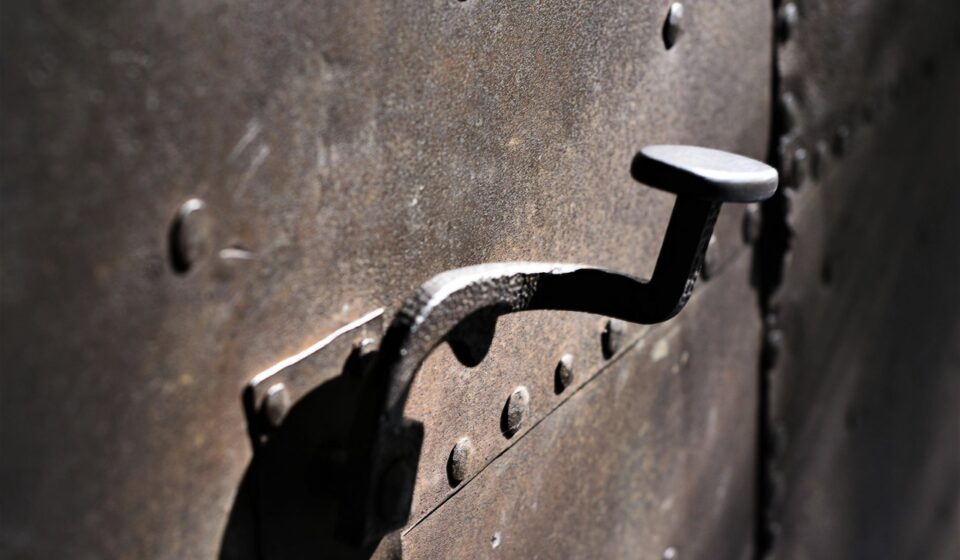 gate, door, old, entrance, portal, historical, metal, middle ages, door opening, rivet, church, fitting, handle, detail shot, church portal