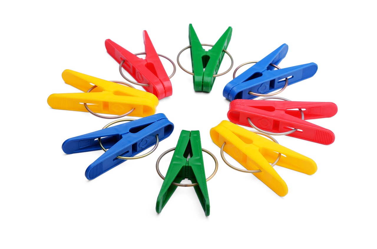 clothespin, colored, multi, color, objects, laundry, plastic, clip, backgrounds, close-up, group, accessory, white, domestic, housework, gripping, appliance, tools, fastener, clamp, holder, hold, tool